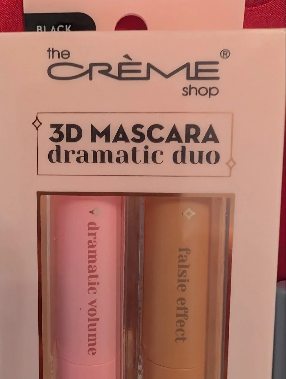 Black Mascara & Sky Blue Eyeshadow Stick & Pink Eyeshadow Stick Bundle